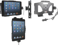 Brodit Aktiv hållare med USB-kabel och cigg-adapter, Apple iPad Mini (A1432, A1454, A1455)