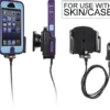 Brodit Aktiv hållare med USB-kabel och cigg-adapter, Apple iPhone 5/5C/5S/SE