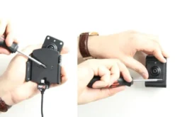 Brodit Aktiv hållare med USB-kabel och cigg-adapter, Apple iPhone 12 Mini/13 Mini/5/5C/5S/SE