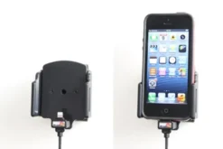 Brodit Aktiv hållare med USB-kabel och cigg-adapter, Apple iPhone 12 Mini/13 Mini/5/5C/5S/SE