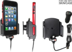 Brodit Aktiv hållare med USB-kabel och cigg-adapter, Apple iPhone 12 Mini/13 Mini/5/5C/5S/SE