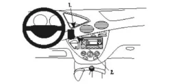 Brodit Förstärkt ProClip, Ford Focus 99-04