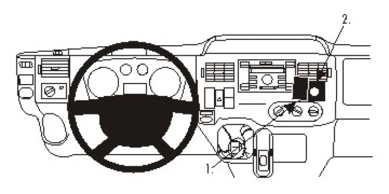 Brodit Förstärkt ProClip, Ford Transit/Transit Tourneo 07-13