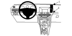Brodit Förstärkt ProClip, Opel Astra 04-09