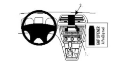 Brodit Förstärkt ProClip, Skoda Octavia II 05-13