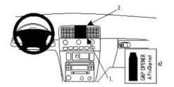 Brodit Förstärkt ProClip, Volvo S40/V40 01-03