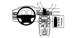Brodit Förstärkt ProClip, Volvo S80/V70 II/XC70 07-11