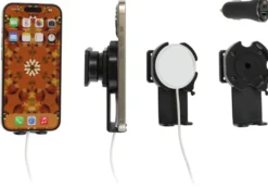 Brodit Fäste med kulled, Apple iPhone 12/12 Mini/12 Pro/12 Pro Max/13/13 Mini/13 Pro/13 Pro Max/14/14 Plus m. fl.