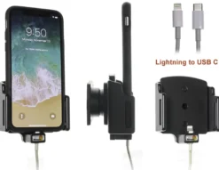 Brodit Hållare för Kabelanslutning, Apple iPhone 11/11 Pro/X/XR/Xs