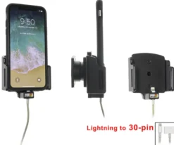 Brodit Hållare för Kabelanslutning, Apple iPhone 11/X/XR/Xs