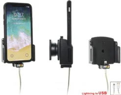 Brodit Hållare för Kabelanslutning, Apple iPhone 11/X/XR/Xs