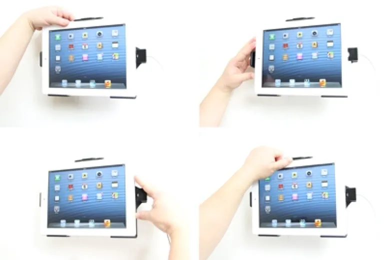 Brodit Hållare för Kabelanslutning, Apple iPad 4th Gen (A1458, A1459, A1460)/With Retina (Lightning Connector)