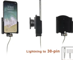 Brodit Hållare för Kabelanslutning, Apple iPhone X/Xs