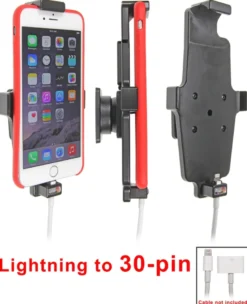 Brodit Hållare för Kabelanslutning, Apple iPhone 6 Plus/6S Plus/7 Plus/8 Plus/Xs Max
