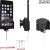 Brodit Hållare för Kabelanslutning, Apple iPhone 11/6 Plus/6S Plus/7 Plus/8 Plus/X/XR/Xs/Xs Max