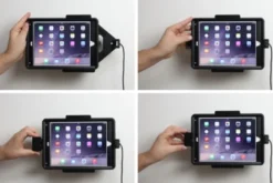 Brodit Hållare med fjäder-lås, Apple iPad Air 2 (A1566, A1567)