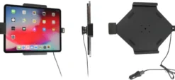 Brodit Hållare med fjäder-lås, Apple iPad Air 13 2024 (A2898, A2899, A2900)/Air 13 2025 M3 (A3268, A3268, A2371)/Pro 12,9 2018 (A1876, A1895, A1983, A2014)/Pro 12.9 2020 (A2069, A2232, A2229)/Pro 12.9 5th Gen 2021 (A2378, A2379, A2461)/Pro 12.9 6th Gen 2