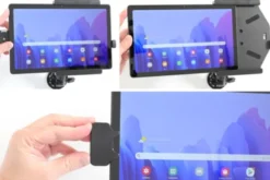 Brodit Hållare med fjäder-lås, Samsung Galaxy Tab A7 10.4 (2020) SM-T500/SM-T505