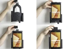 Brodit Hållare med fjäder-lås, Samsung Galaxy Tab Active 2 SM-T390/SM-T395/3 SM-T570/SM-T575/5 SM-X300/SM-X306B
