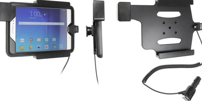Brodit Hållare med fjäder-lås, Samsung Galaxy Tab A 8.0 (2015) SM-T350