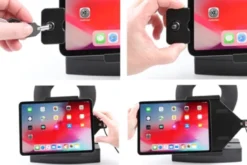 Brodit Hållare med nyckel-lås, Apple iPad Air 11 (A2902, A2903, A2904)/Air 11 2025 M3 (A3266, A3267, A2370)/Air 4th Gen (A2072, A2316, A2324, A2325)/Air 5th Gen (A2588, A2589, A2591)/Pro 11 2018 (A1980, A2013, A1934, A1979)/Pro 11 2020 2nd Generation (A2