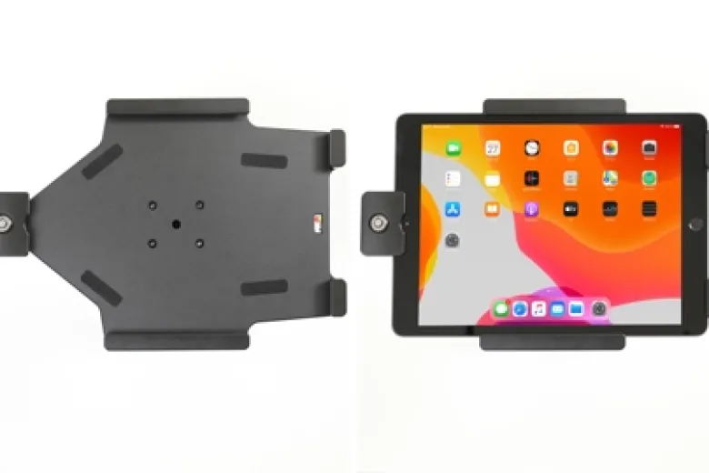 Brodit Hållare med nyckel-lås, Apple iPad 10.2 7th Gen (A2197, A2198, A2200)/8th Gen (A2428, A2429, A2430, A2270)/9th Gen (A2602, A2603, A2604, A2605)