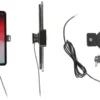 Brodit Hållare med nyckel-lås, Apple iPad Air 13 2024 (A2898, A2899, A2900)/Air 13 2025 M3 (A3268, A3268, A2371)/Pro 12,9 2018 (A1876, A1895, A1983, A2014)/Pro 12.9 2020 (A2069, A2232, A2229)/Pro 13 (A2925, A2926, A3007)