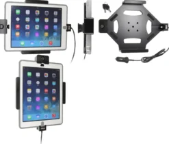 Brodit Hållare med nyckel-lås, Apple iPad 5th Gen (A1822, A1823)/9.7 6th Gen (A1893, A1954)/9.7 New/Air (A1474, A1475, A1476)