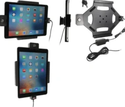 Brodit Hållare med nyckel-lås, Apple iPad Air 2 (A1566, A1567)/Pro 9.7 (A1673, A1674, A1675)
