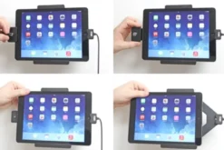 Brodit Hållare med nyckel-lås, Apple iPad 5th Gen (A1822, A1823)/9.7 6th Gen (A1893, A1954)/9.7 New/Air (A1474, A1475, A1476)