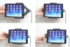 Brodit Hållare med nyckel-lås, Apple iPad 5th Gen (A1822, A1823)/9.7 6th Gen (A1893, A1954)/9.7 New/Air (A1474, A1475, A1476)