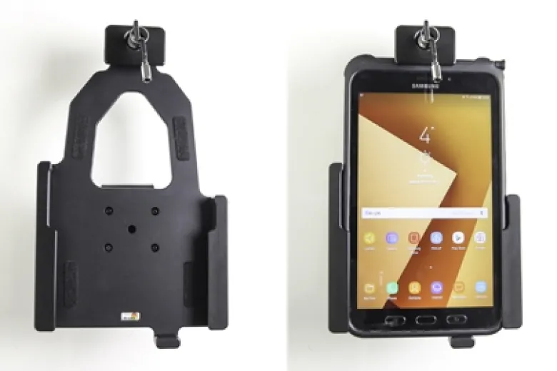 Brodit Hållare med nyckel-lås, Samsung Galaxy Tab Active 2 SM-T390/SM-T395/3 SM-T570/SM-T575/5 SM-X300/SM-X306B