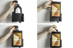 Brodit Hållare med nyckel-lås, Samsung Galaxy Tab Active 2 SM-T390/SM-T395/3 SM-T570/SM-T575/5 SM-X300/SM-X306B