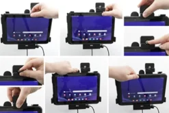 Brodit Hållare med nyckel-lås, Samsung Galaxy Tab Active 4 Pro SM-T630/SM-T636