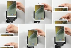 Brodit Hållare med nyckel-lås, Samsung Galaxy Tab A7 Lite SM-T220/SM-T225