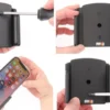 Brodit Passiv hållare med kulled, Apple iPhone 12/12 Pro/13/13 Pro/14 Pro/15/15 Pro/16/16 Pro/16e
