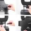 Brodit Passiv hållare med kulled, Apple iPad Air 13 2024 (A2898, A2899, A2900)/Air 13 2025 M3 (A3268, A3268, A2371)/Pro 12,9 2018 (A1876, A1895, A1983, A2014)/Pro 12.9 2020 (A2069, A2232, A2229)/Pro 12.9 5th Gen 2021 (A2378, A2379, A2461)/Pro 12.9 6th Ge
