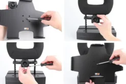 Brodit Passiv hållare med kulled, Apple iPad Air 13 2024 (A2898, A2899, A2900)/Air 13 2025 M3 (A3268, A3268, A2371)/Pro 12,9 2018 (A1876, A1895, A1983, A2014)/Pro 12.9 2020 (A2069, A2232, A2229)/Pro 12.9 5th Gen 2021 (A2378, A2379, A2461)/Pro 12.9 6th Ge