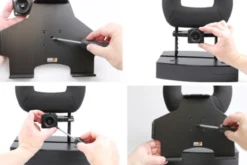 Brodit Passiv hållare med kulled, Apple iPad Air 11 (A2902, A2903, A2904)/Air 11 2025 M3 (A3266, A3267, A2370)/Air 4th Gen (A2072, A2316, A2324, A2325)/Air 5th Gen (A2588, A2589, A2591)/Pro 11 2018 (A1980, A2013, A1934, A1979)/Pro 11 2020 2nd Generation
