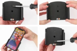 Brodit Passiv hållare med kulled, Apple iPhone 12/12 Pro/12 Pro Max/13/13 Pro/13 Pro Max/14/14 Plus/14 Pro Max/15 Plus/15 Pro Max/16 Plus/16 Pro Max/6 Plus/6S Plus/7 Plus/8 Plus/X/Xs/Xs Max