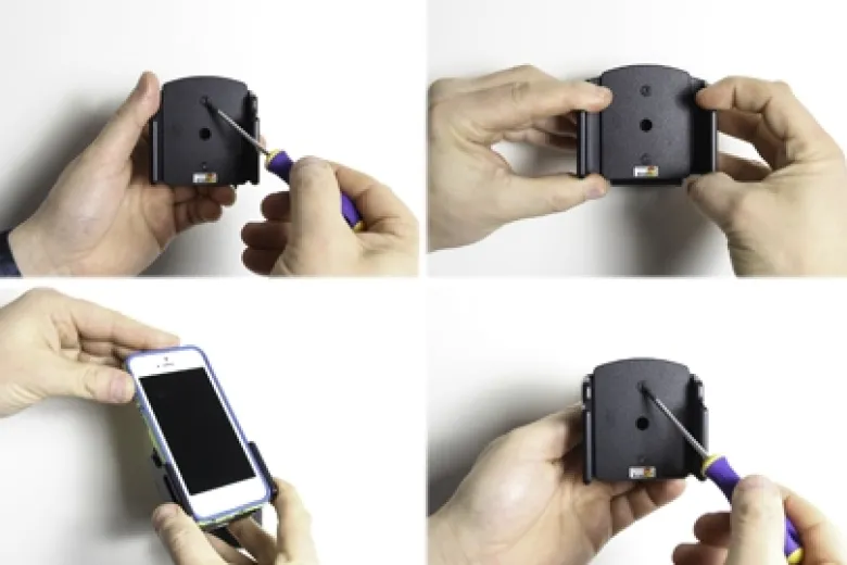 Brodit Passiv hållare med kulled, Apple iPhone 12 Mini/13 Mini/5/5C/5S/SE