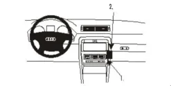 Brodit ProClip, Audi A4 Cabriolet/S4 Cabriolet 02-07