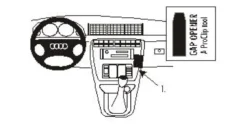 Brodit ProClip, Audi A4 Sedan 00-01