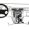 Brodit ProClip, Jaguar XJ8/XJR 98-03