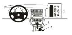 Brodit ProClip, Mercedes Benz M-Class/ML 00-04