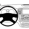 Brodit ProClip, Mercedes Benz GL-Class/GLE-Class/M-Class/ML 12-19