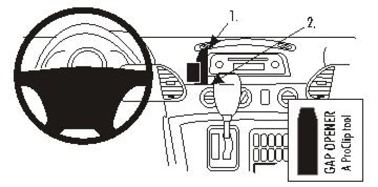 Brodit ProClip, Mercedes Benz Sprinter 00-06
