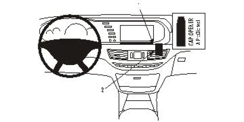 Brodit ProClip, Mercedes Benz S-Class 06-13