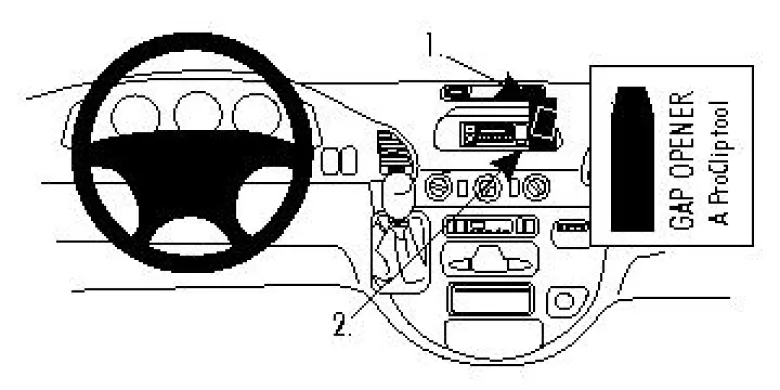 Brodit ProClip, Mercedes Benz Sprinter 00-06