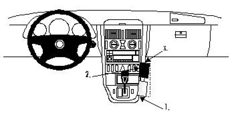 Brodit ProClip, Mercedes Benz SLK-Class 97-04